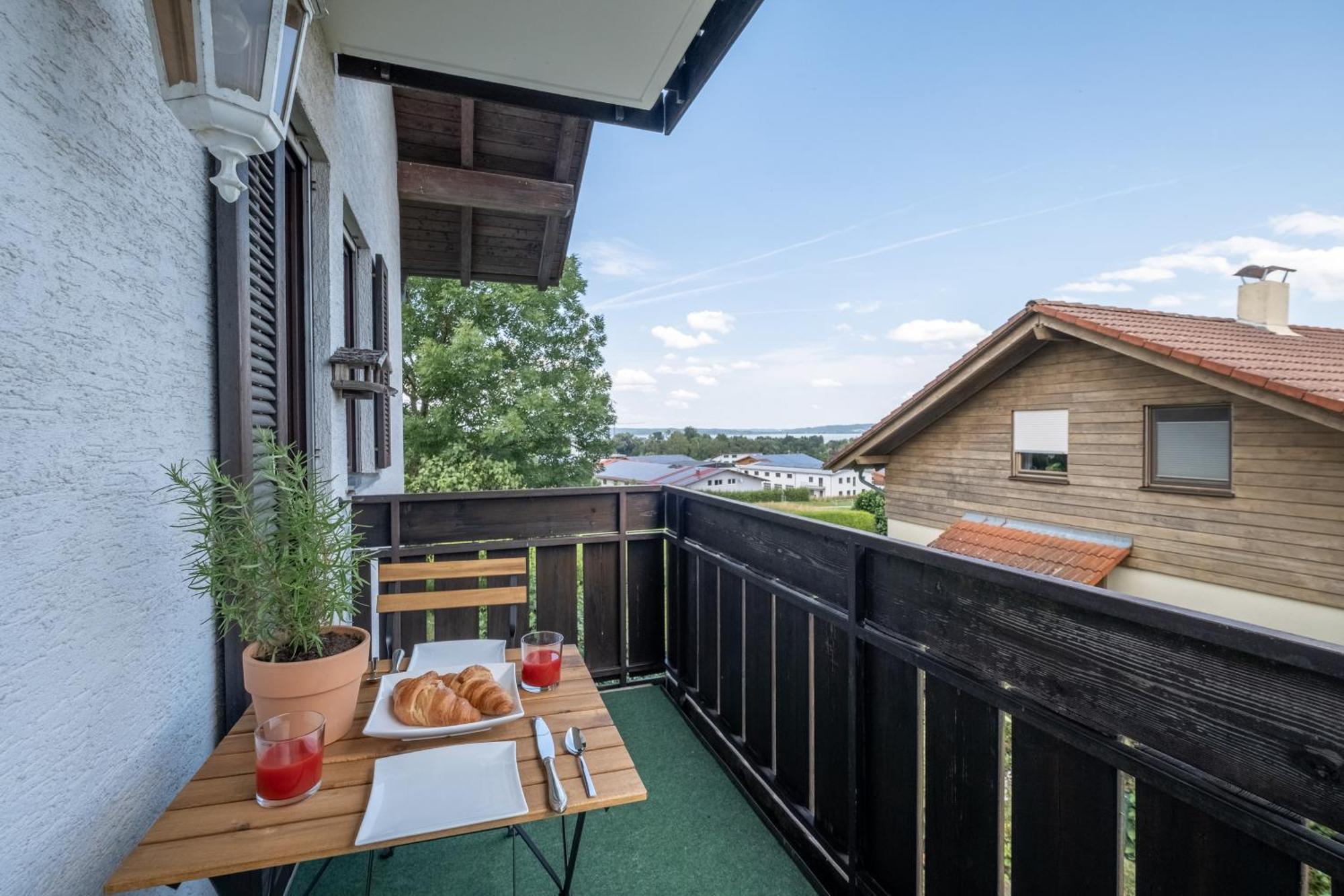 Gemuetliches Wohlfuehl-Apartment Mit Perfektem Seeblick Dießen am Ammersee Exteriér fotografie